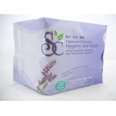全新升級版 SC舒馥蕾日用衛生棉-薰衣草香20片裝24公分/護墊.衛生棉條.私密處用品.防漏設計
