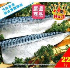 KLB 真空包急速冷凍挪威鯖魚22片裝(約4kg)/北大西洋鯖魚.日本台灣鯖魚