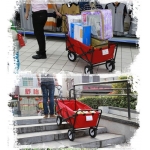 KLB　快速折疊收納購物推車/寵物推車